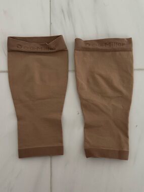 Doc Miller Beige Calf Compression Stockings